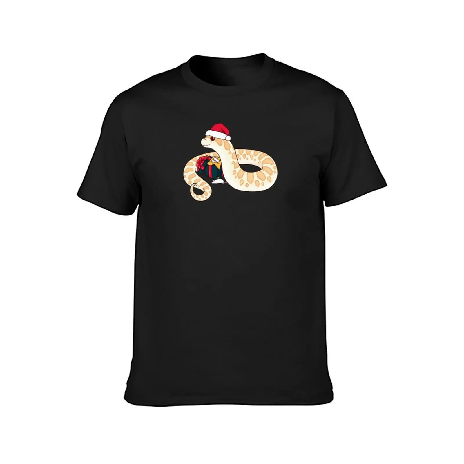 Albino Western Hognose Snake Christmas Edition T-Shirt Aesthetic clothing sports fans mens big and tall t shirts