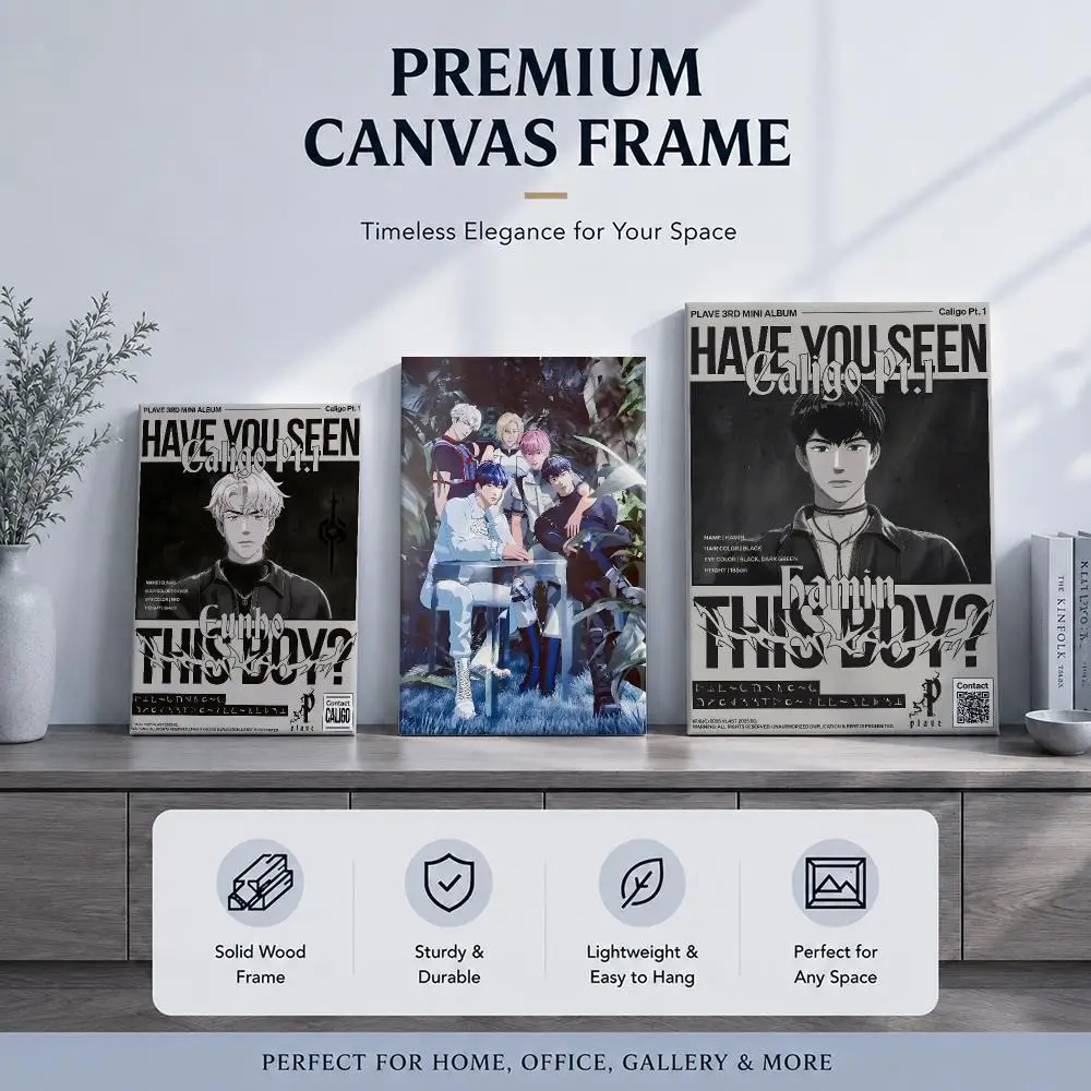 Virtual Group P-PLAVES Framed Wall Painting Framed Poster Wall Decor – Complements Any Wall Ambiance