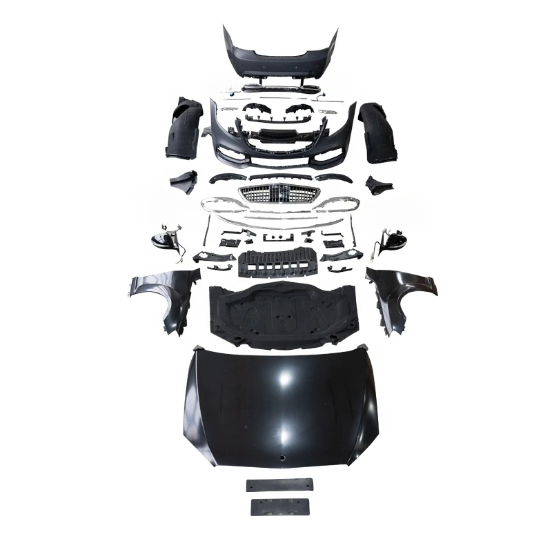 

W221 Upgrade to W222 Body Kits for W221 to W222 Headlights Fenders Hood Car Bumper