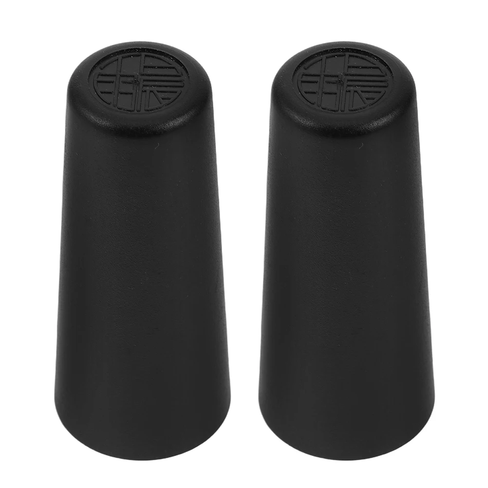 

2 Pcs Saxophone Head Cap Clarinet Mouthpiece Protective Major Hat Protector Plastic Cover