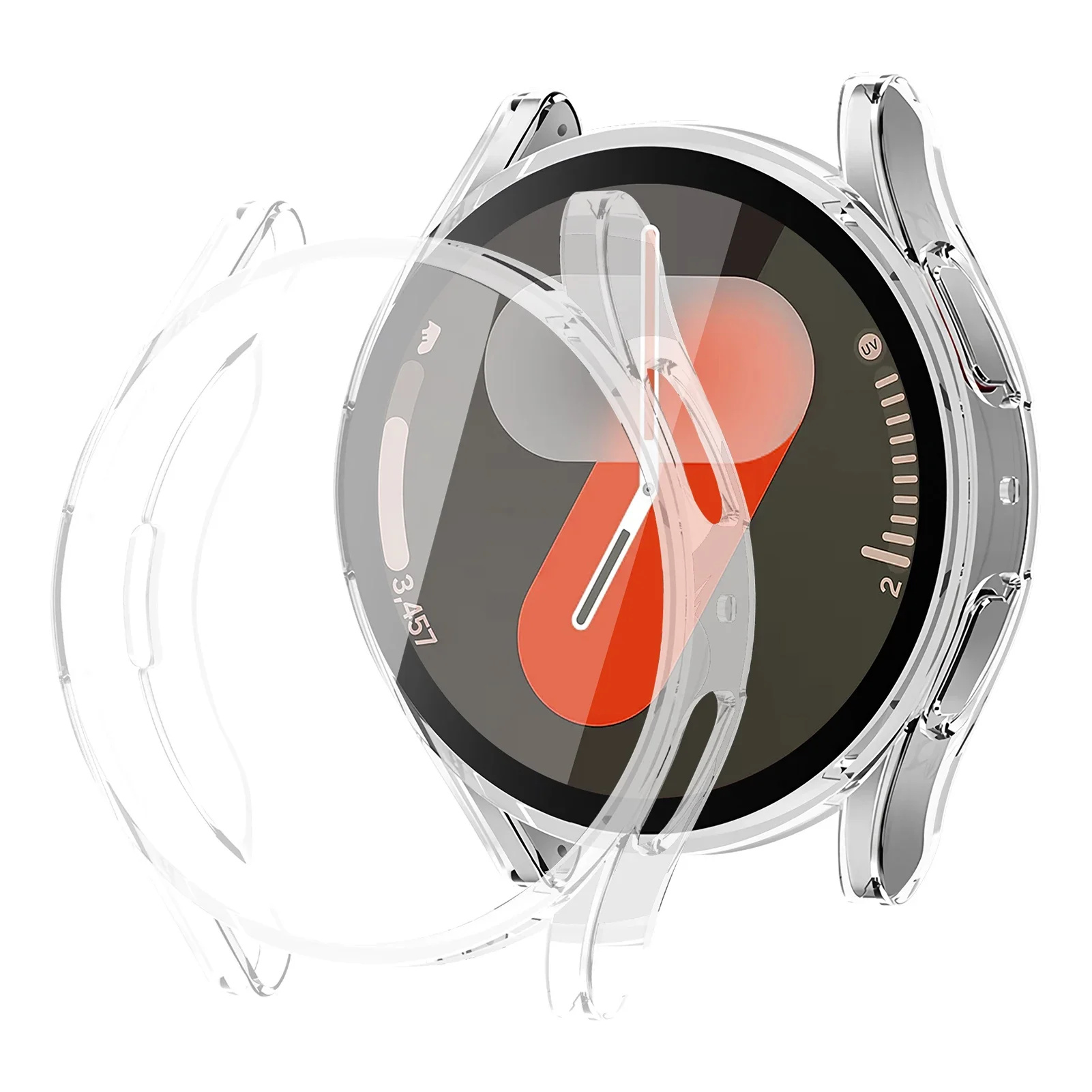 

Galaxy watch 7 44mm 40mm 44 mm Plated Screen protector all-around bumper Shell Galaxy watch FE 40mm cover