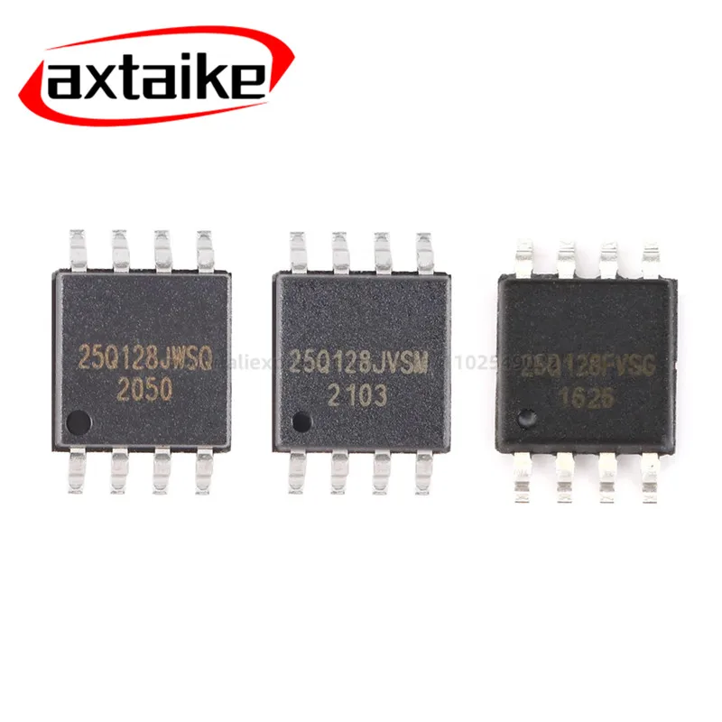 5-10PCS W25Q128JVSIM W25Q128FVSIG W25Q128JWSIQ SOP-8 IC 25Q128 128M-bit Serial Flash Memory Chip IC