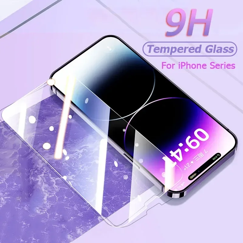 1-5Pcs Tempered Glass for IPhone 17 16 15 14 13 12 11 Pro Max Screen Protector for IPhone7 8  15 16Plus SE X XS XR 17Air - view 4