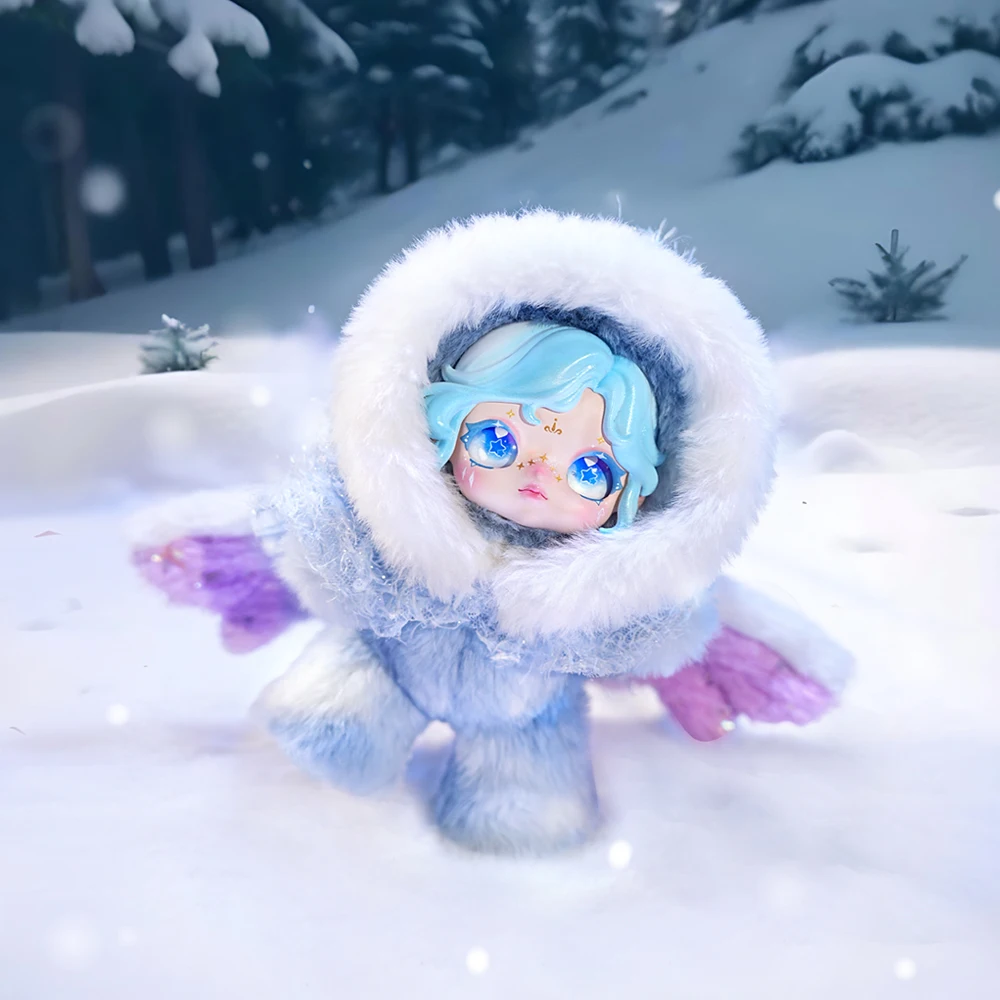 Blind Box Sneeuwfluisters Dumia Maytree Pop Skelet Leuke Collectible Kawaii Verrassende Doos Knuffel Figuur Kid Gift