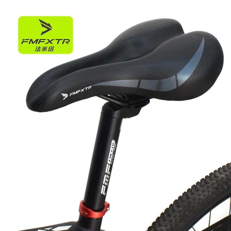 FMFXTR Soft Road Bike MTB BMX Saddle Waterproof PU Surface Breathable Cushion Shock-absorbing Front Seat Mat Bicycle Saddle