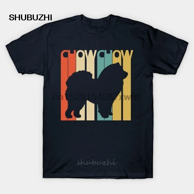 Men t-shirt Vintage 1970s Chow Chow Dog Owner Gift tshirt Women t shirt