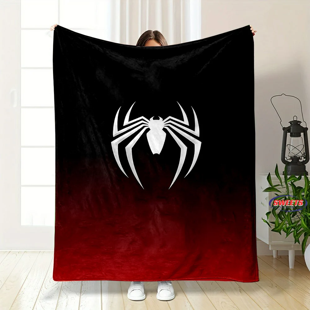 New! 6 Size Marvel Spiderman Blanket Sofa Bed Cover Four Season Soft Fluffy Quilt Blanket Flannel Throw Outdoor Leisure Nap Gift