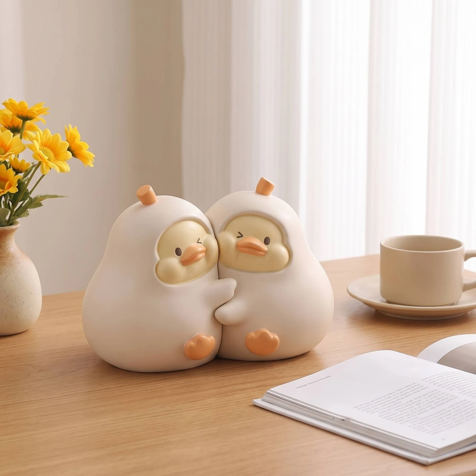 Bookends with Figurines Whimsical Animal Bookends Bookend Statues Compact Decor Stable for Children, Bookshelf, Nursery