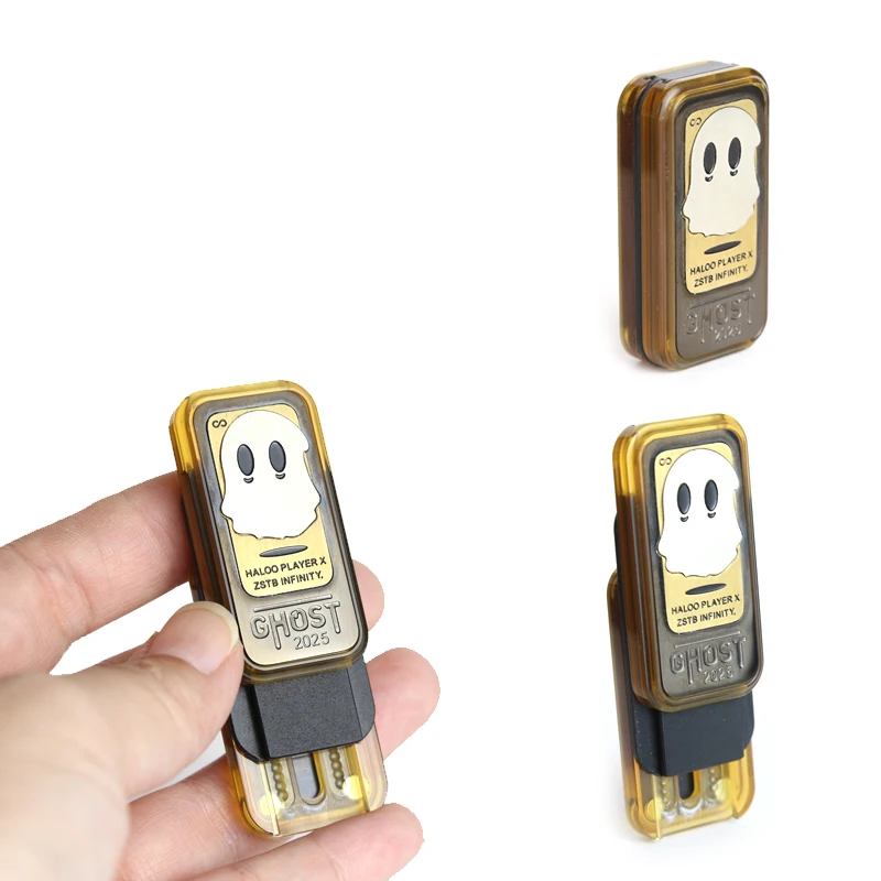 Mechanische Pei Little Ghost EDC Ultra Long Paragraph Hand Feel Dense Fingertip Push Card Dekompressionsspielzeug Zappelspielzeug Geschenk – Detail 7