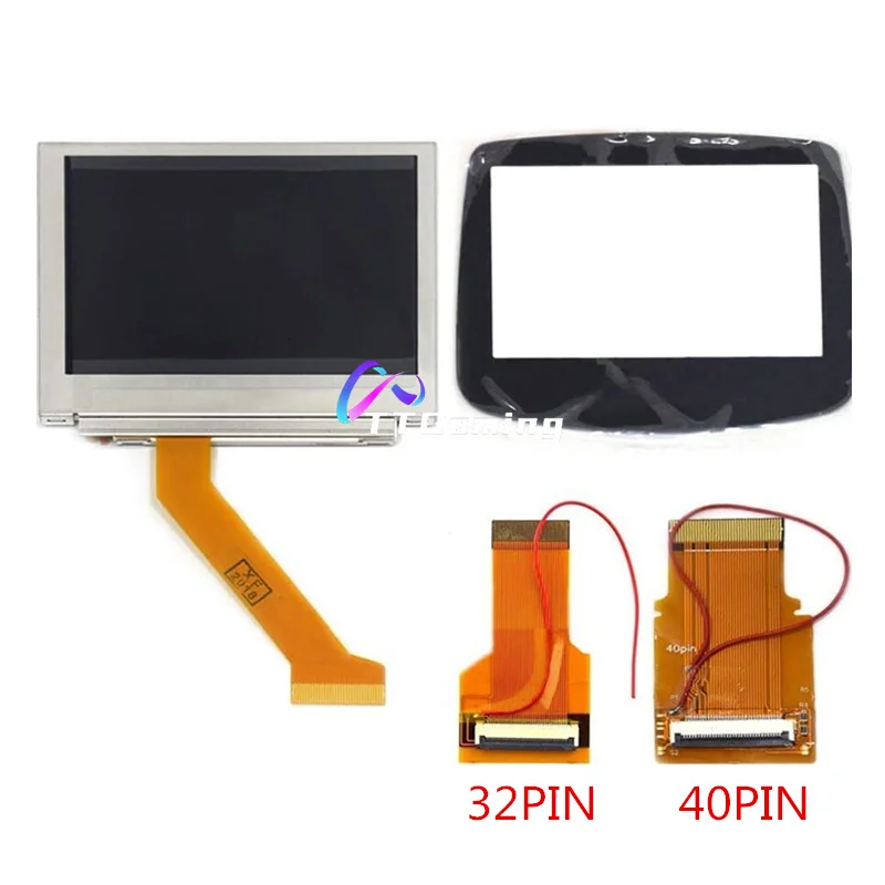 Original New Hightlight LCD Screen Brighter Backlit Screen AGS-101 for GameBoy Advance 32PIN 40PIN Flex