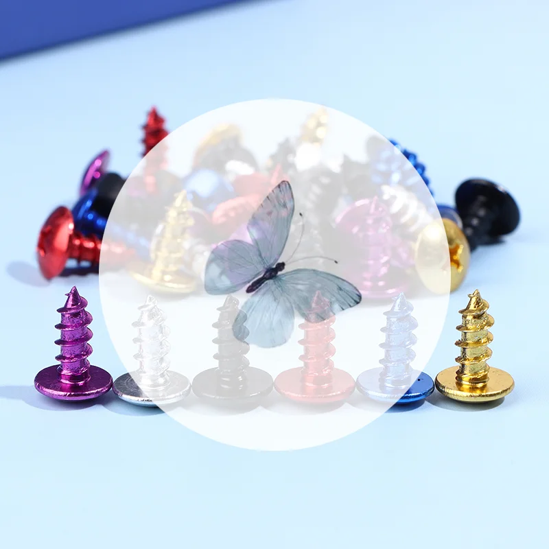 

30Pcs/Pack M5*12MM Universal Aluminum Alloy Motorcycle Cross Head Self Tapping Bolts Screws Nut Round Head Thread Diameter