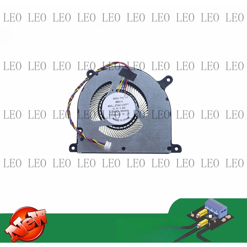 

SS Mini PC CPU Cooling Fan for GMK GMKtec K6 7840HS BF08012H05FP DC5V 0.84A 4-Pin