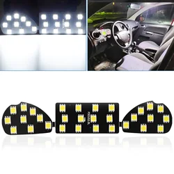12V 30LED 인테리어 조명 독서 등지도 라이트 돔 램프 Canbus 백색 LED Ford Ecosport Focus 2 MK2 07-14 Ford 액세서리