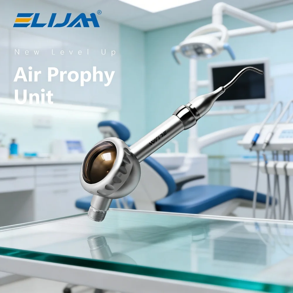 

ELIJAH Dental High-quality Sandblasting Gun 2/4 Holes Spary Airtightness Antisuction Teeth Whitening/Cleaning Dentist Polisher