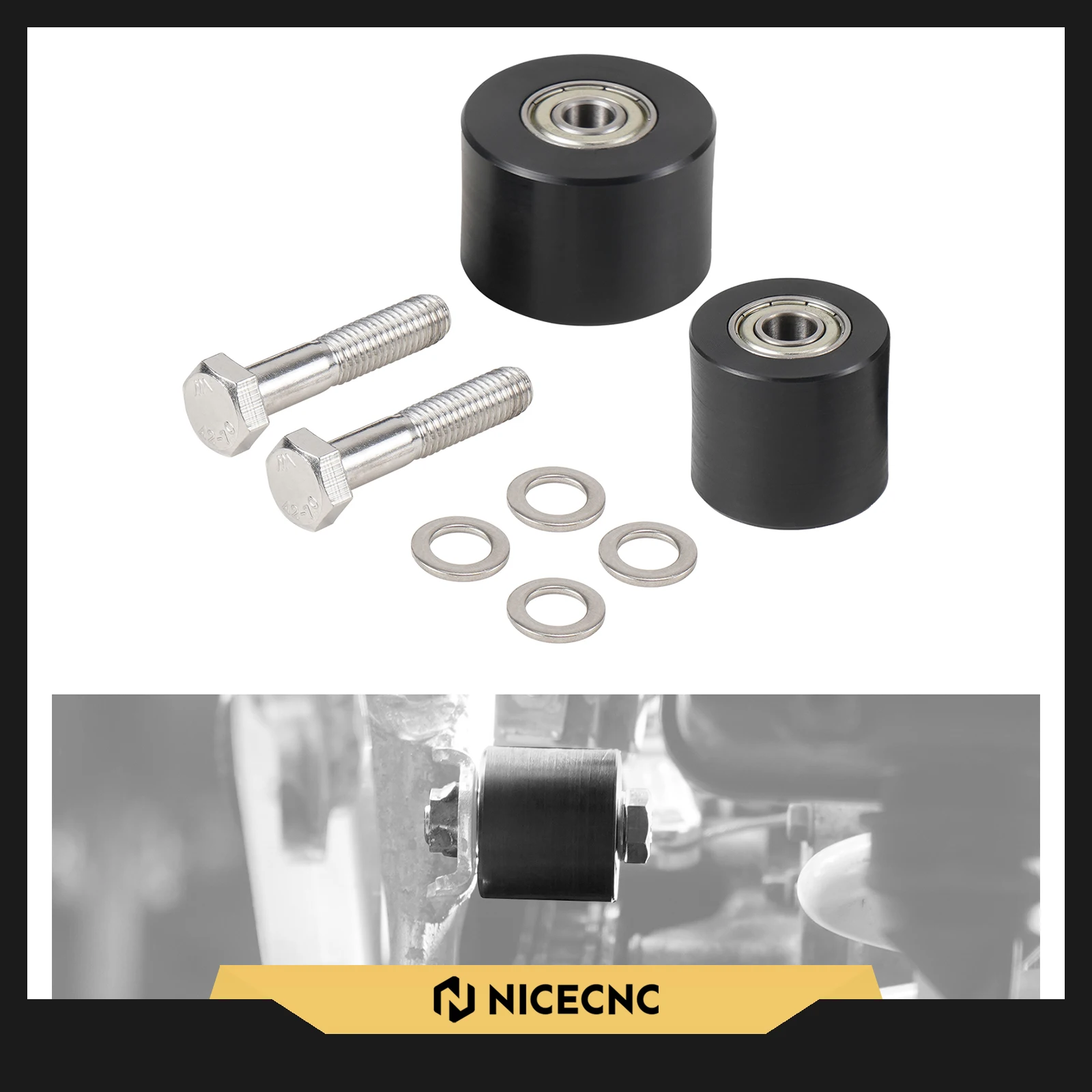 

2024 For Suzuki DR-Z400S DR-Z400SM DR-Z400 S SM 2005-2024 Motorcycle Frame Chain Roller Slider Guide Kit 43911-13E00 43910-27C11