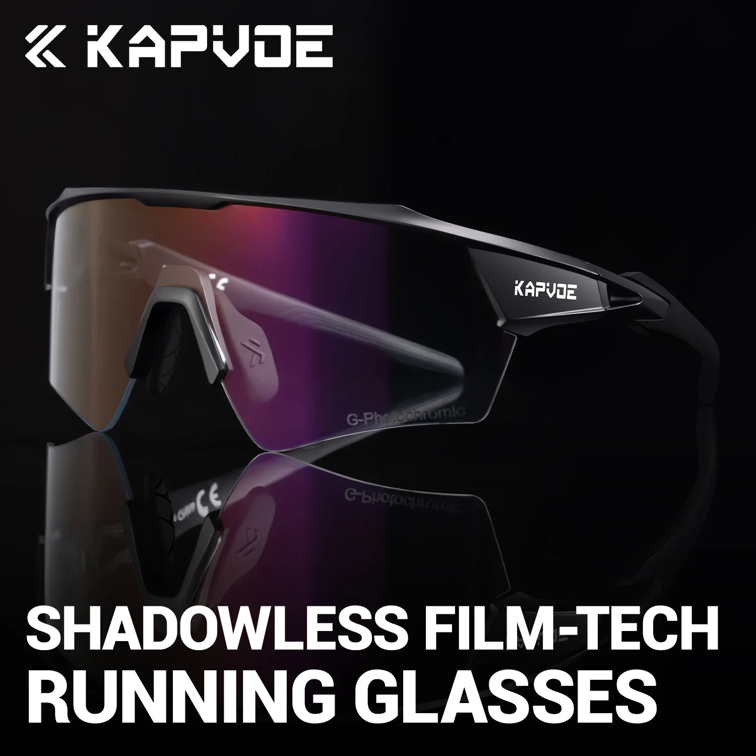 

Kapvoe уличные мужские новые фотохромные велосипедные очки UV400, солнцезащитные очки для езды на велосипеде, женские очки для верховой езды, спортивные дорожные очки для горного велосипеда