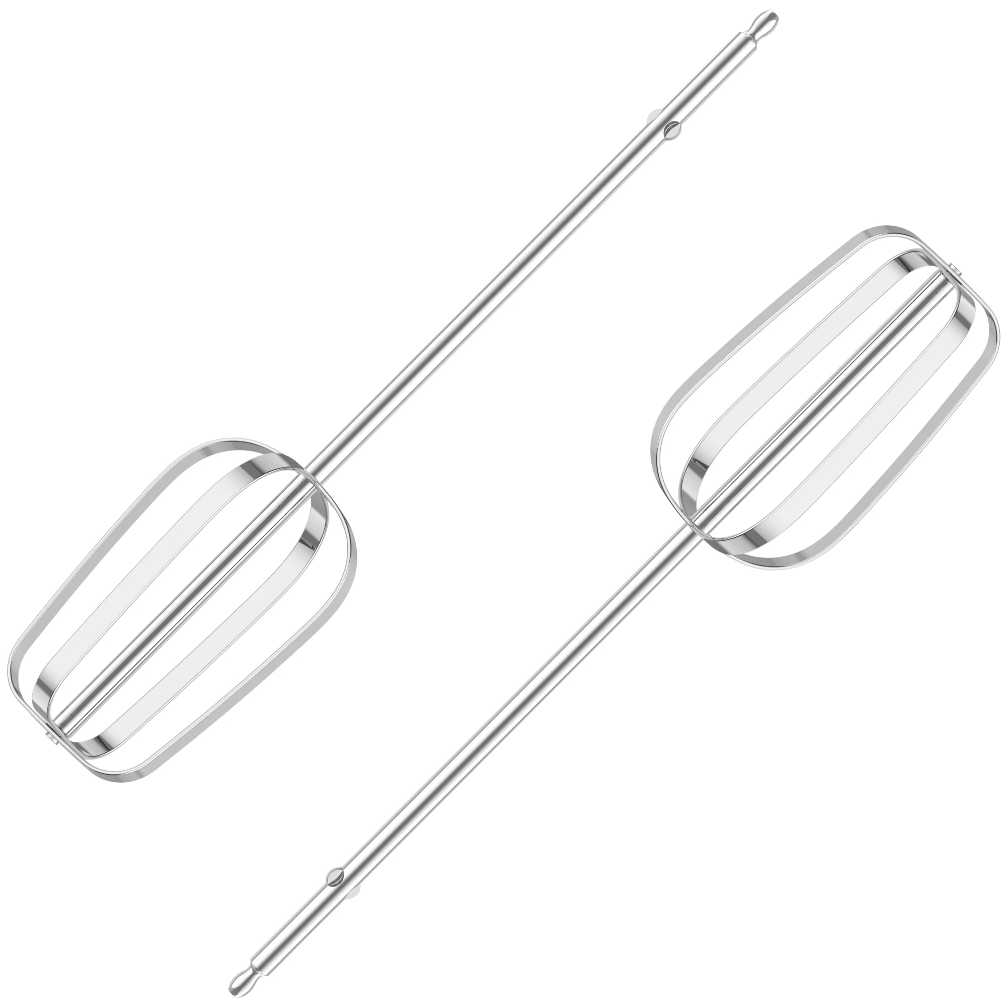 2Pcs/lot Mixer Stirring Stick For Philips HR3705/10 Electric Whisk Premium Stainless Steel Whisk Head