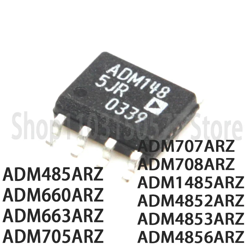 10piece ADM485ARZ ADM660ARZ ADM663ARZ ADM705ARZ ADM707ARZ ADM708ARZ ADM1485ARZ ADM4852ARZ ADM4853ARZ ADM4856ARZ-SOP8