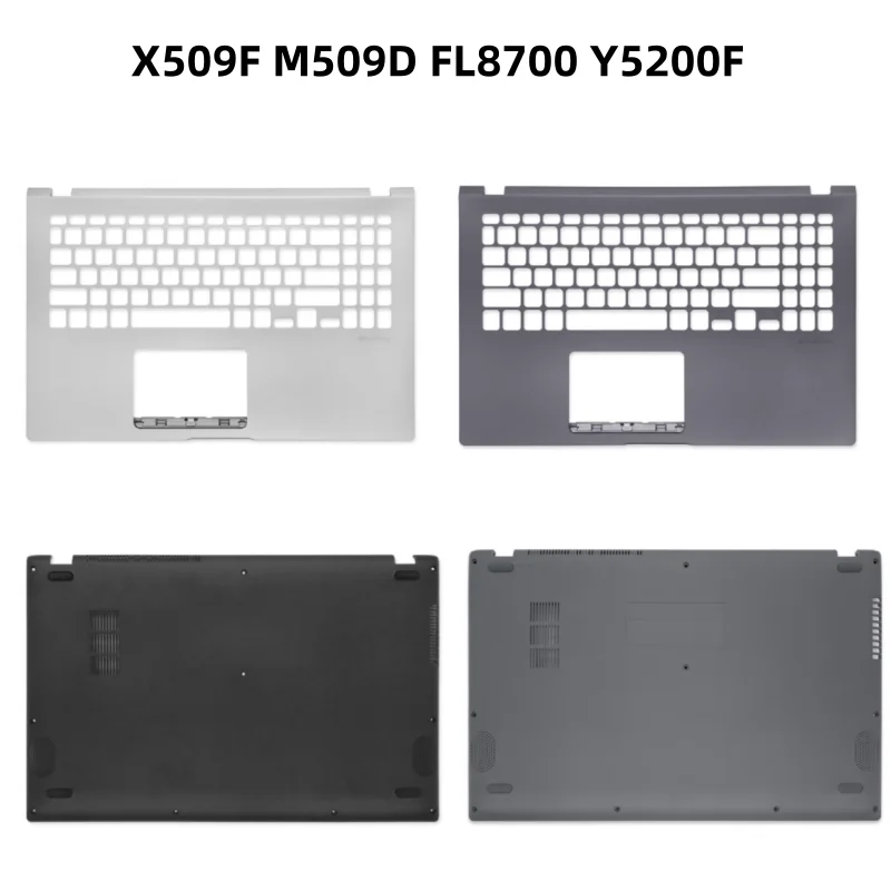 New LaptopTop Case Palmrest Upper Bottom Cover Case For X509F M509D FL8700 Y5200F Shell