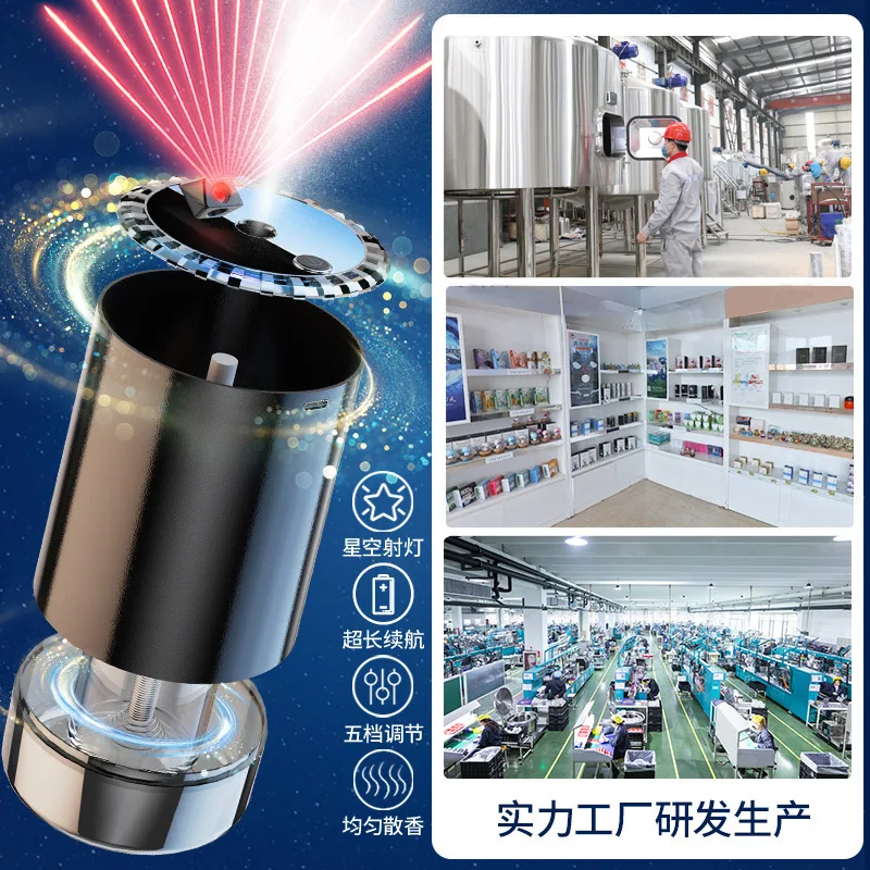 Smart Aromatherapy Machine Automatic Spray Car Perfume Car Automatic Fragrance Machine Starry Sky Top Car Aromatherapy Spray