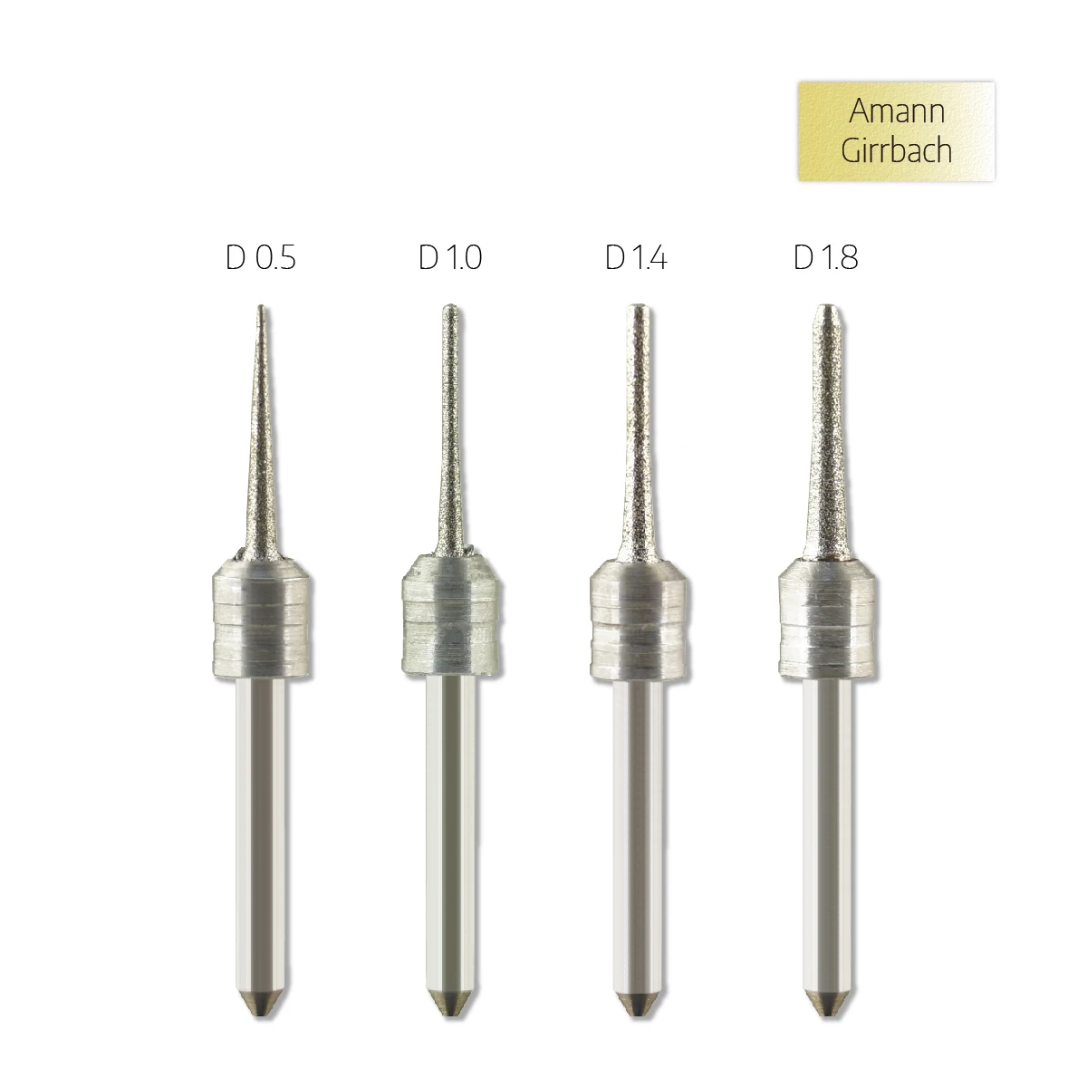 WILSON PRECISION TOOL Milling Burs Fit for Amann Girrbach Machines-Cutting Glass-Cermics- Overall Length 43mm