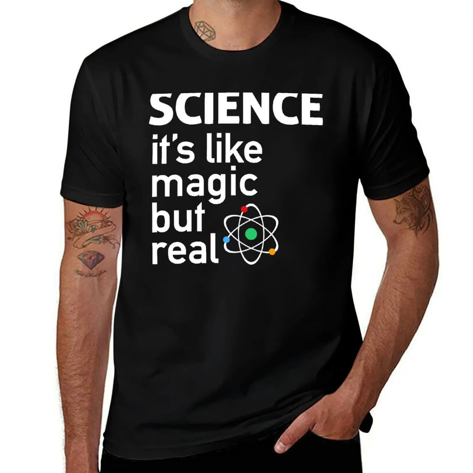 SCIENCE: It's Like Magic, But Real T-Shirt vintage t shirts blue lock mens graphic t-shirts anime