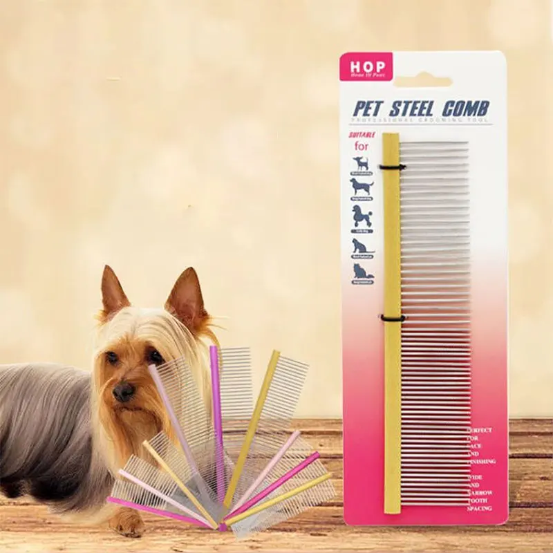 Pet Hair Removal Comb For Dog Brush Cat Fur Trimming Dematting Deshedding Brush Grooming Tool For Long ​Hair Pet Dog Accessories