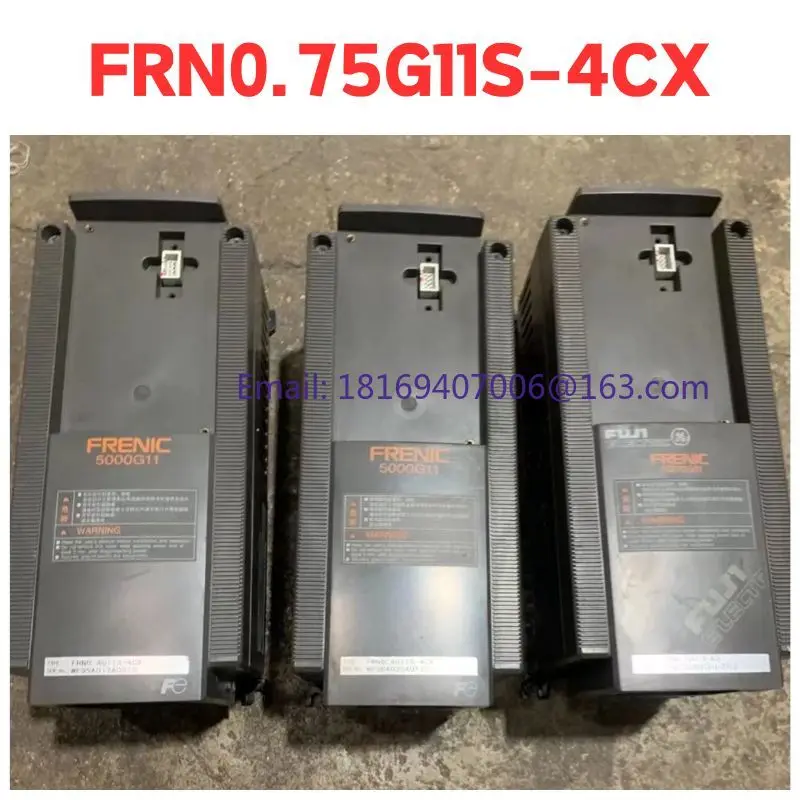 

б/у инвертор FRN0.75G11S-4CX Проверка прошлое Быстрая доставка