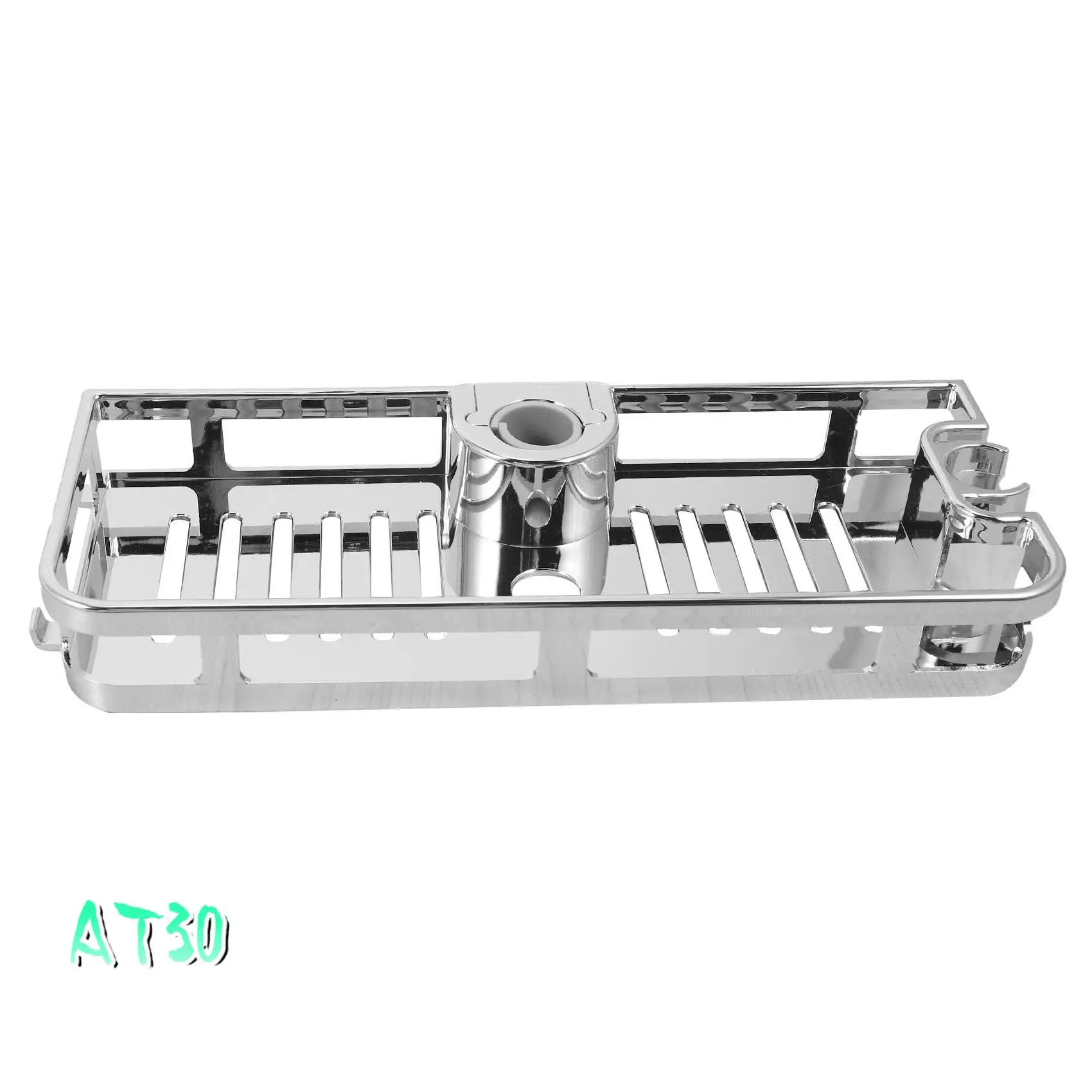 

Lifting Shower Shelf Rectangle Detachable Storage Tray Rack Plastic Holder Kitchen Bathroom Accessories-AT30