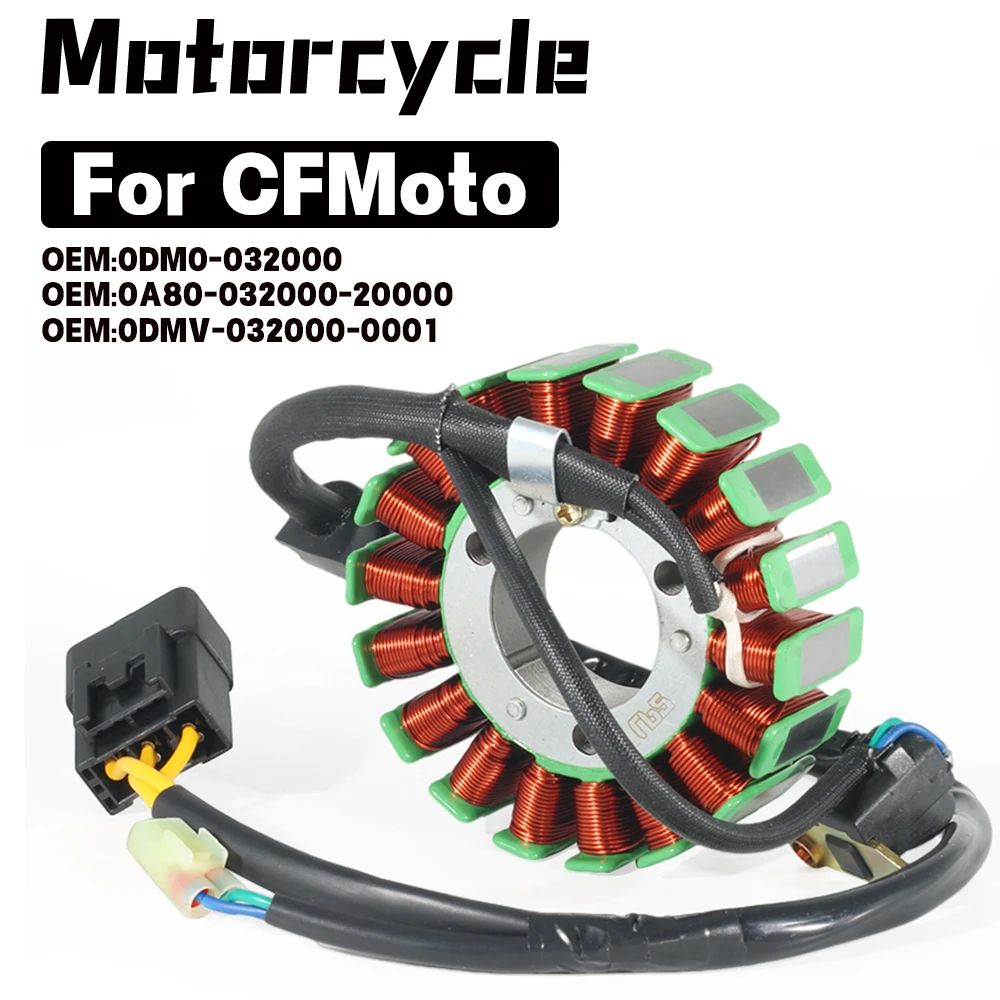 Motorcycle Ignition Coil Engine Stator for CFMoto 250NK 250SR 300NK 300SS CF300-3US CF300-US 0A80-032000-20000 0DM0-032000