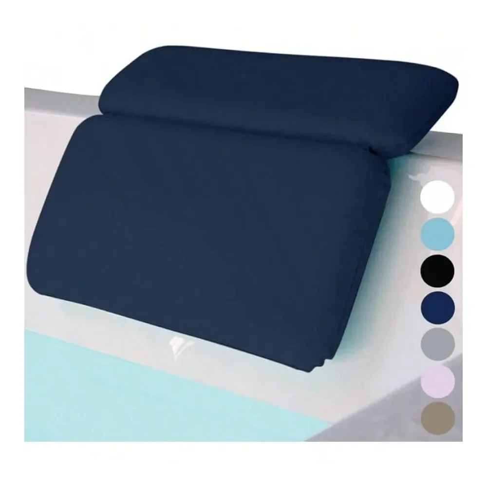 

Подушка для ванны, улучшенные присоски, роскошные подушки для ванны, поддержка головы, шеи и спины, для расслабляющего домашнего спа, гидромассажных ванн и др.