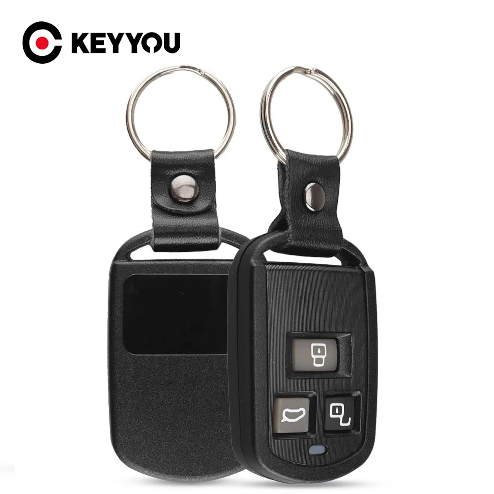 KEYYOU For Hyundai Sonata Accent  3 Button Remote Key Shell Case Without Battery Hold 2002 2003 2004 2005