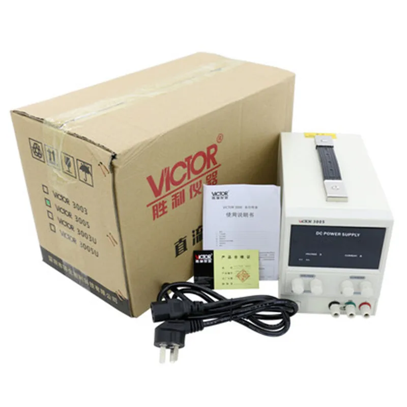 VICTOR 3005 Bench voltage stabilizers single output 0-30V 5A adjustable strong heat dissipation capacity DC power supply