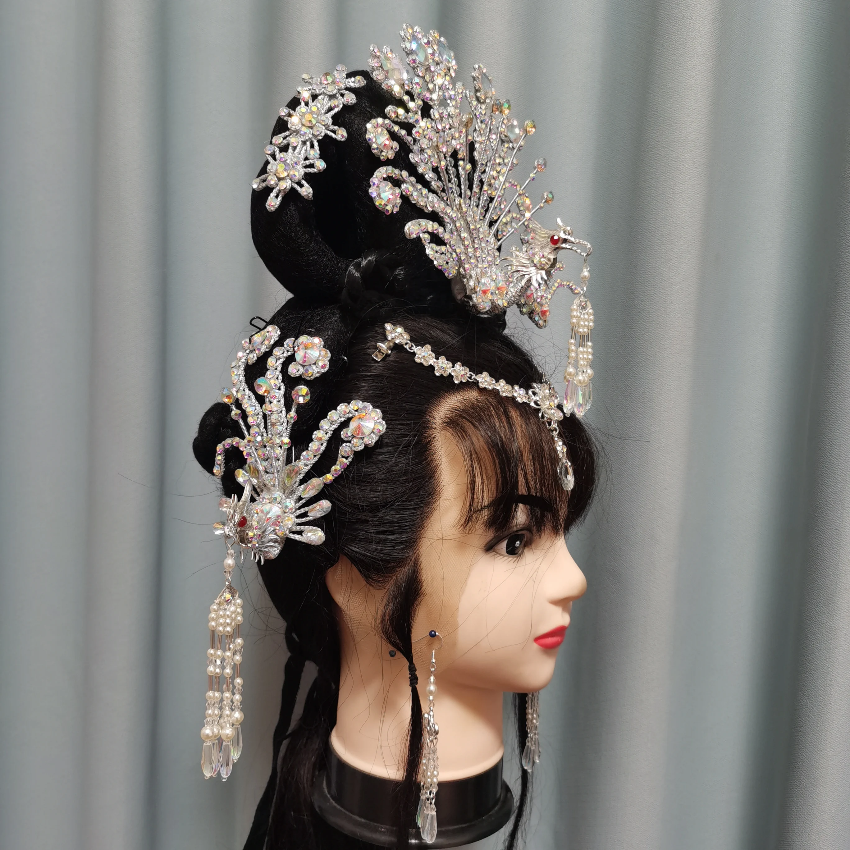 ZOCO أوبرا رئيس الإضاءة بكين يوي هوانغمي الكانتونية ووكو هينان أوبرا هوا دان تسينغ يي القبعات ملكة جمال الأوبرا الصينية