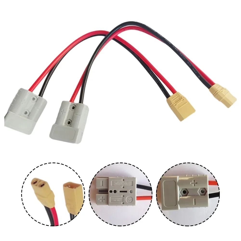 1pcs 50Amp 600V 10AWG Adapter Cable Power Connectors For Anderson To XT90 Male/Female Adapter Connector Cable Equipment