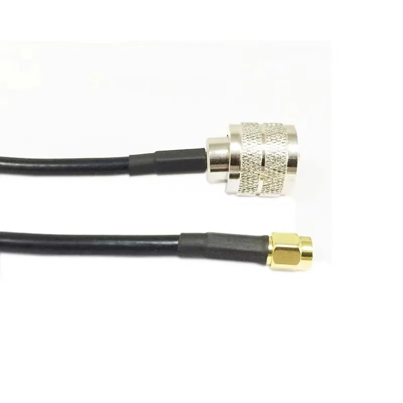 LMR240 Coax Cable SL16 UHF PL259 Male To SMA Male Connector PL-259 Male To SMA Male Crimp for  LMR240 Pigtail Antennm 50CM/1M/2M