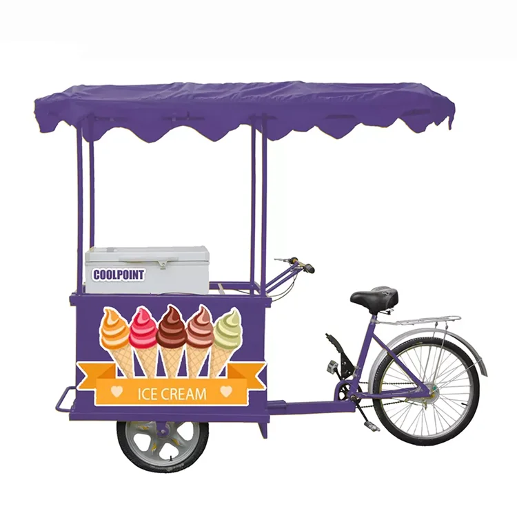 Business Freezer Solar Freezer Truck Ice Cream Electric Bike