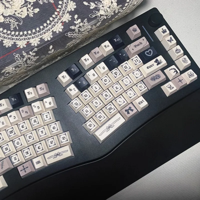 Feker Alice75 CNC Mechanical Keyboard Hand Support Aluminium Block Ergonomis 3 °   Keyboard Game Kantor Bluetooth Nirkabel Lereng