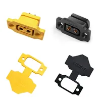 Hot AMASS XT60E Connector Mountable Yellow Black XT60E Female Plug Plastic FPV Racing Fixed Board XT60E-F Cover RC Accessories