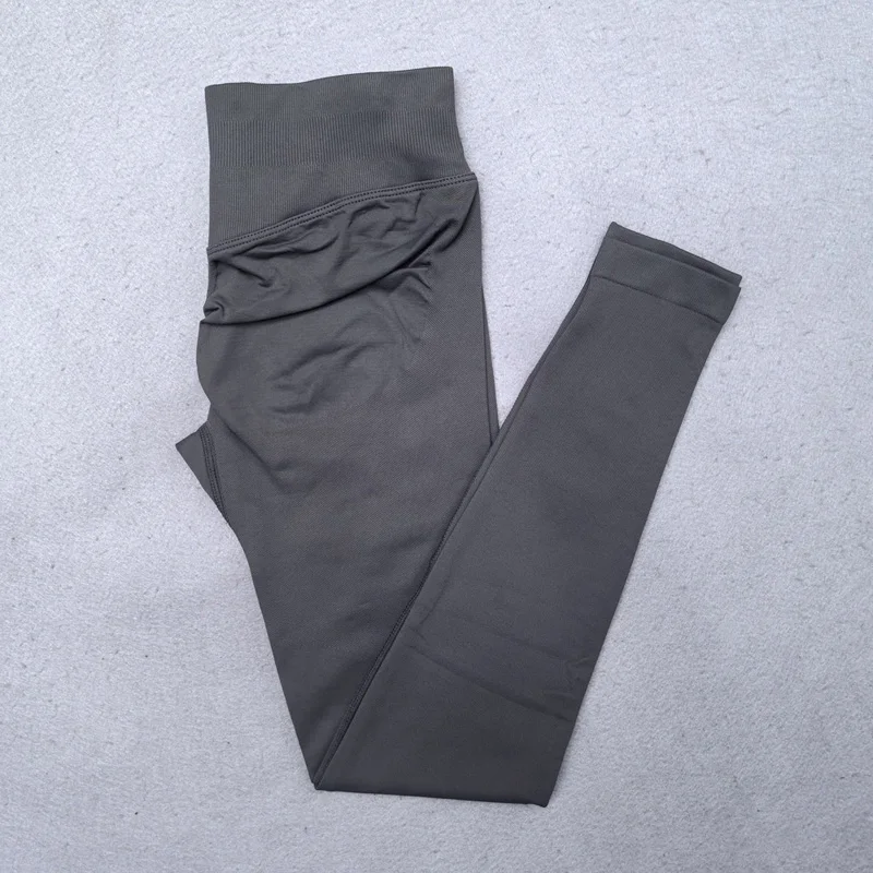 Seamless Yoga Legging for Women Scrunch Butt Lifting Gym Legging Workout Yoga Pants Low Ribbed Waistband Sports Tights image 4