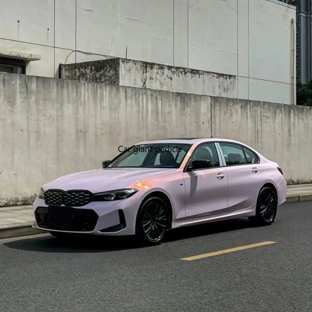 Glossy Glossy Flower Pink  Car Wrap vinyl film for vehicle coating. Suitable for car vinyl stickers. Bubble-free easy to install