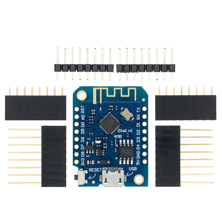 AITEXM D1 Mini V3.0.0 WIFI لوحة تطوير إنترنت الأشياء على أساس ESP8266 CH340 CH340G لـ Arduino Nodemcu V2 MicroPython
