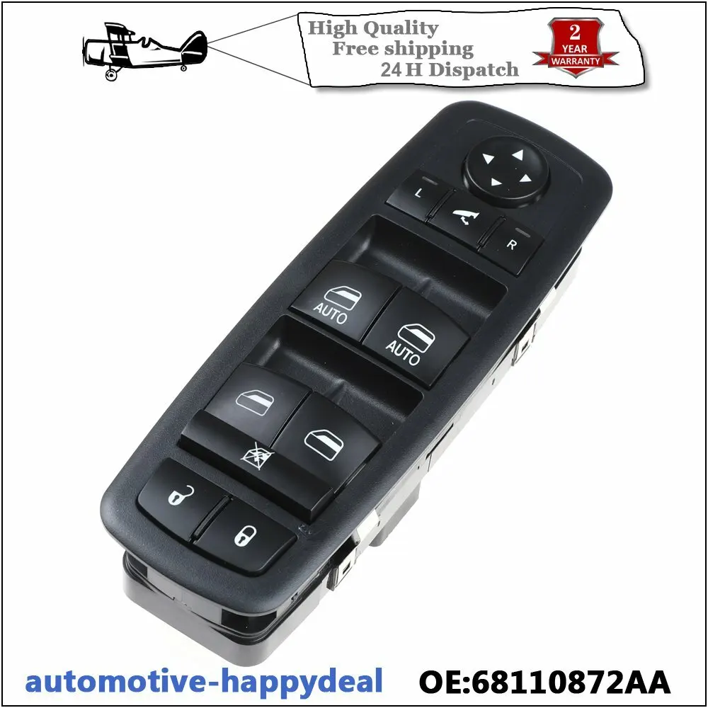 

Переключатель стеклоподъемника 68110872AA для Chrysler Grand Voyager 2008-2016 ESS/RT/024A
