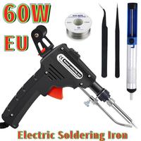 60W Multi-Function Iron Welder Automatically Soldering Gun 220V/110V Hand-Held Internal Heating Send Tin Welding Repair Tool