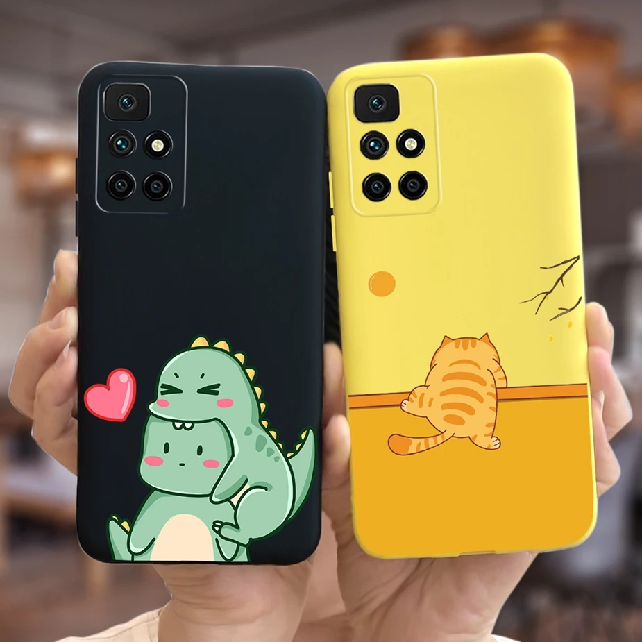 For Xiaomi Redmi 10 Case Redmi10 Prime Cute Fashion Cartoon Back Cover Soft Silicone Phone Case For Xiaomi Redmi 10 Prime Fundas