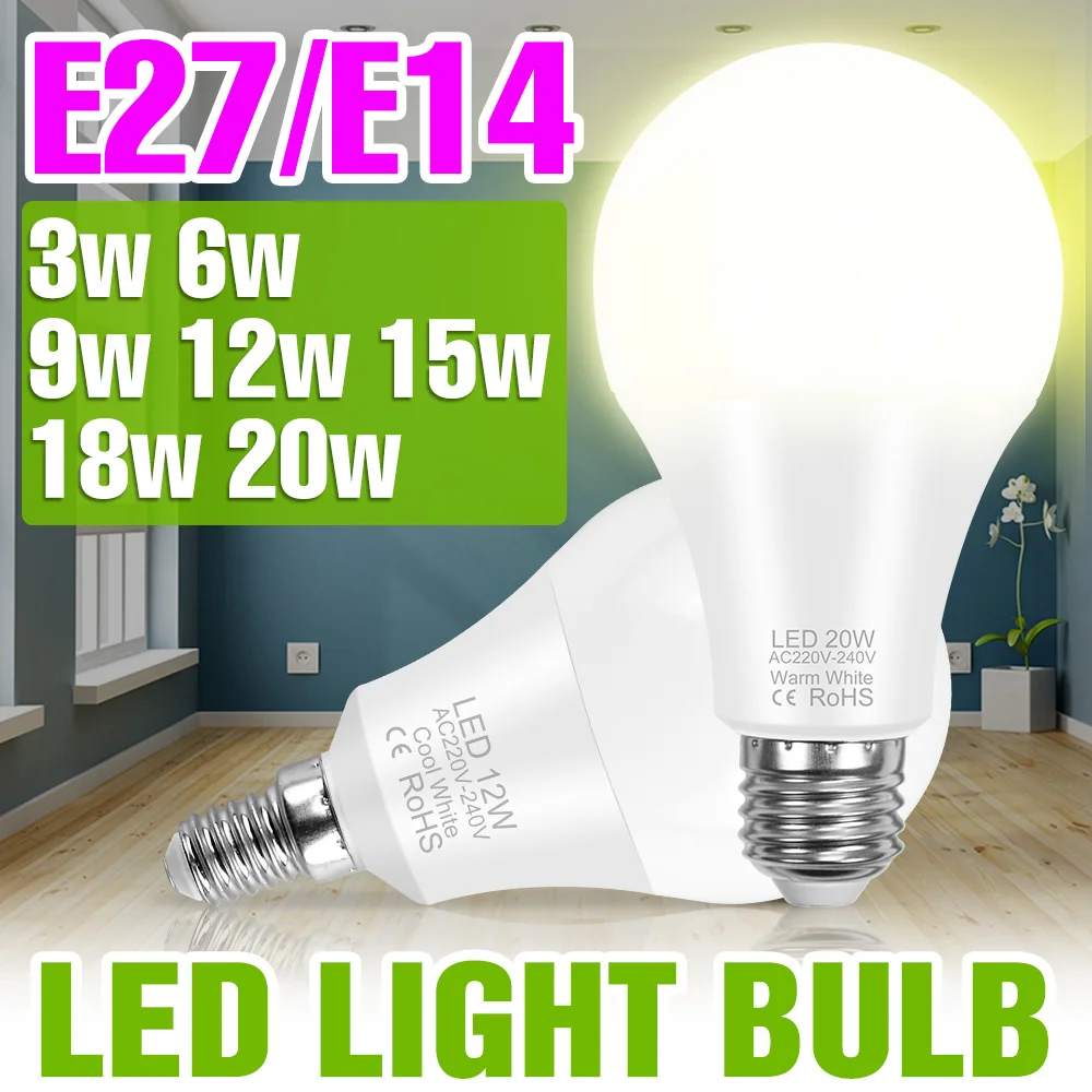 E27/E14 Led Bulb E2…