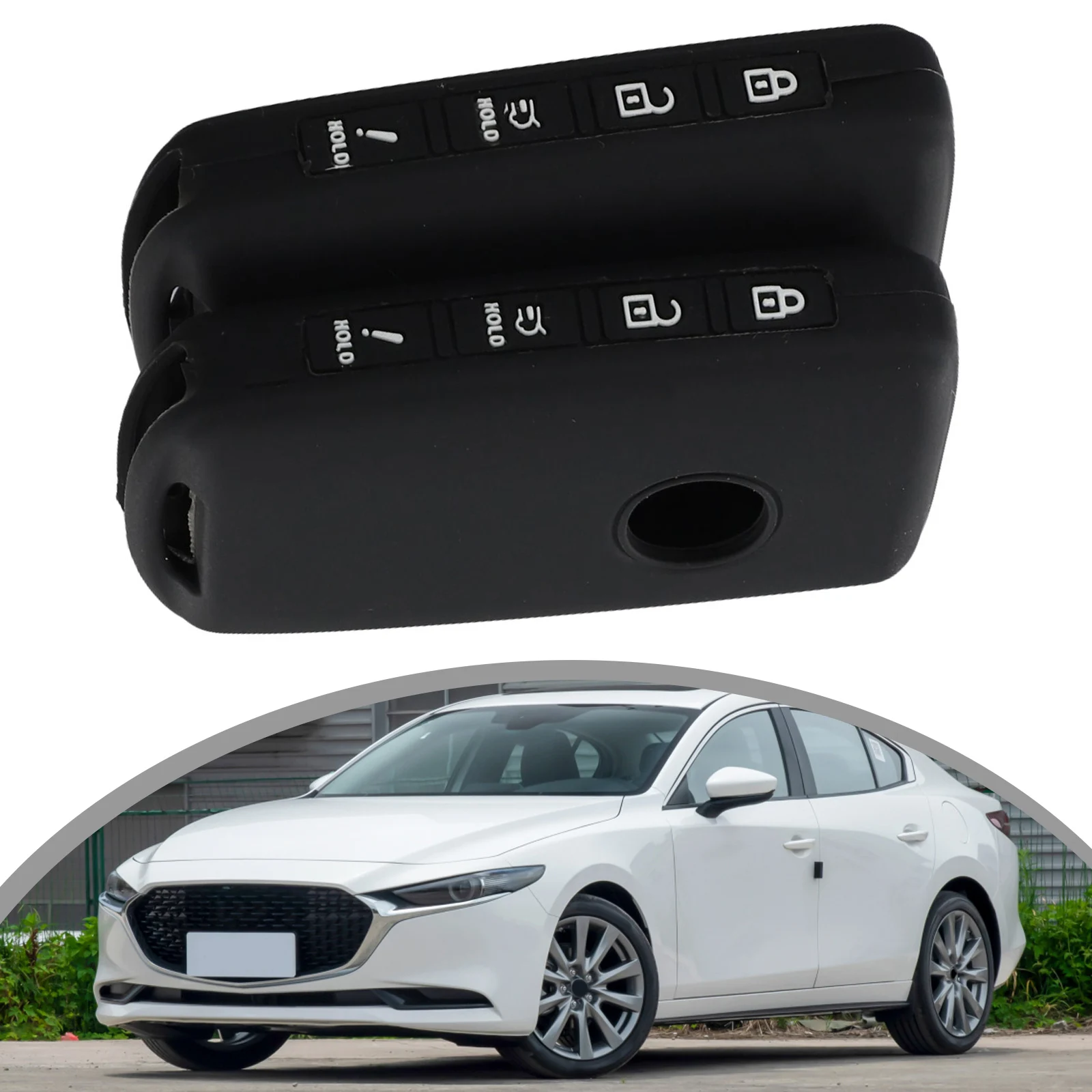 

Advanced Protection Silicone Skin Case for Mazda 3 6 CX30 CX5 CX9 Remote Key Fob Safeguard Your Remote in Style