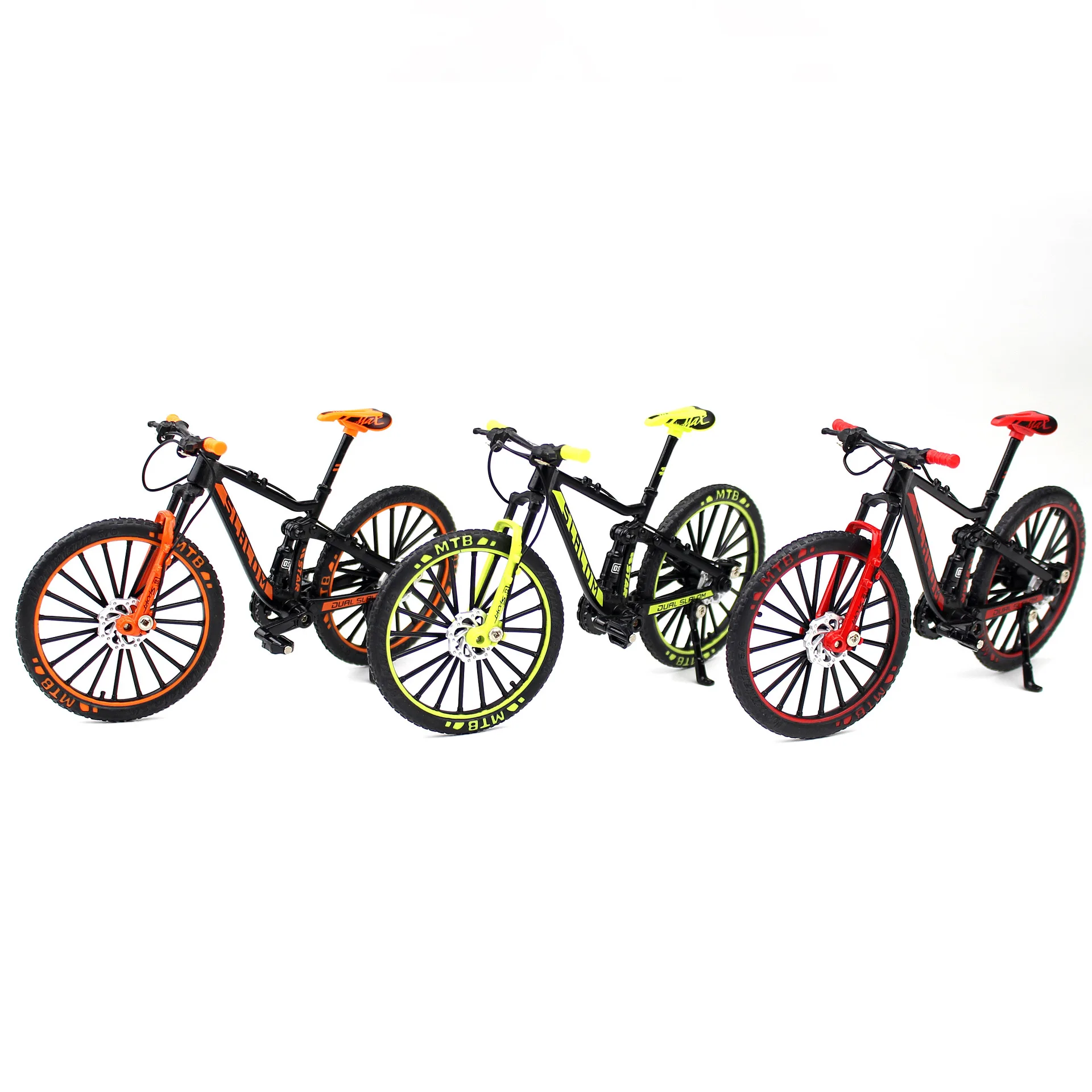 Kids Mini 1:10 Scale Model Alloy Mountain Bicycle Diecast Metal Simulation Bike decoration Toy For Boys Collection