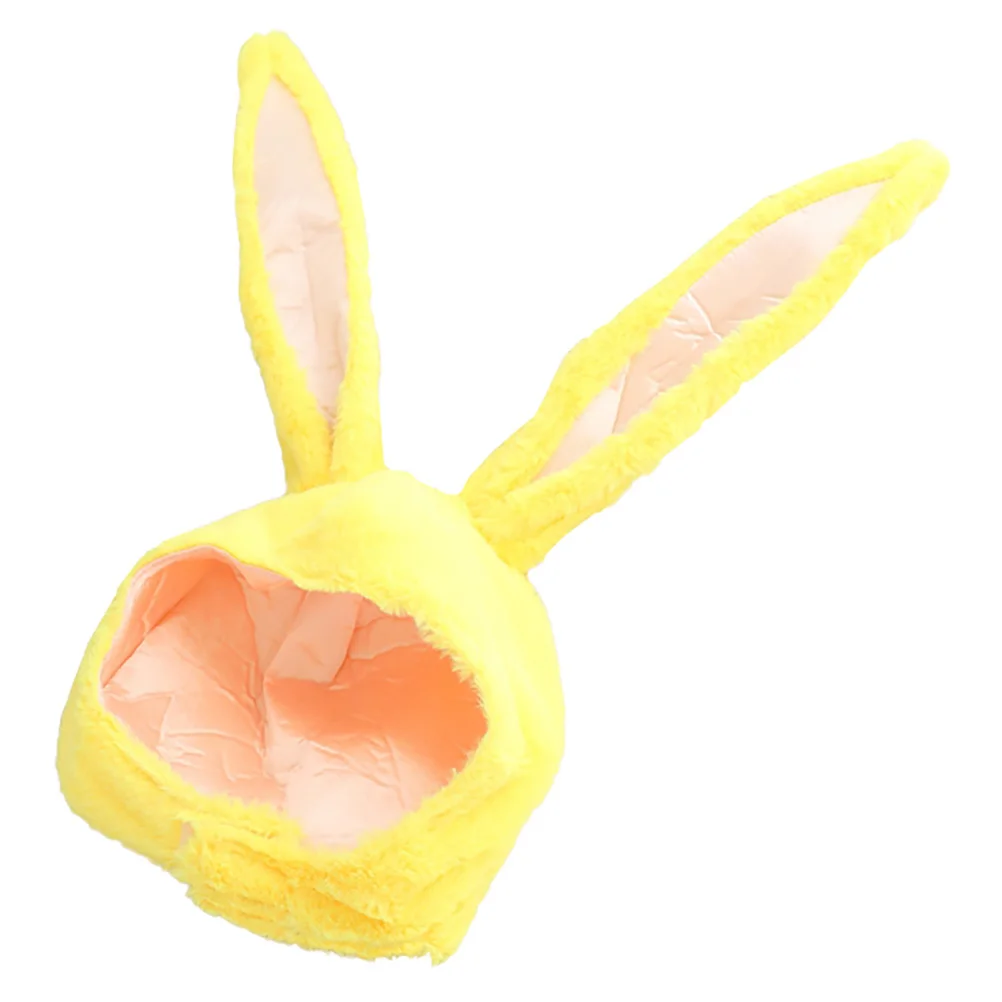 

1pc Rabbit Ears Hat Soft Easter Party Costume Carnival Accessory Bunny Headdress Novelty Fun Wearable Cap