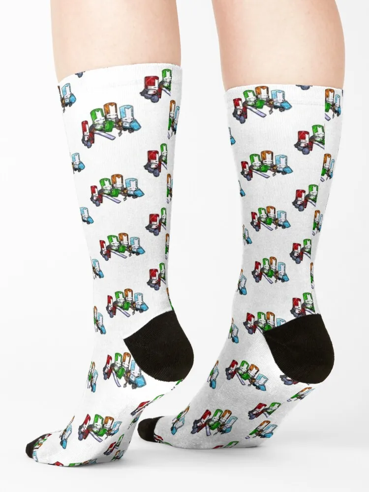 Castle Crashers - The Elements Socks هدايا ركوب الدراجات جوارب رجالية فاخرة للنساء